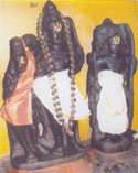 Sri Rama and Sita along with Lakshmana