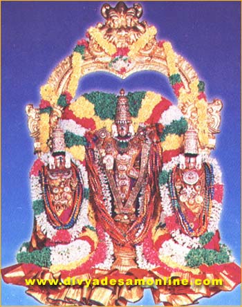 Tirumala - Sri Venkadamudayan along with Naachiyars