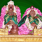 Sri Hayagreevar and Swami Desikar, Thiru Vaheendrapuram