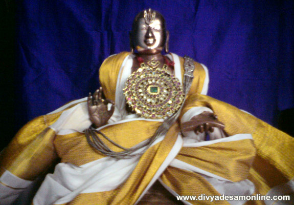 Swami Desikar, Saatrumarai, Thiru Vaheendrapuram