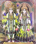 Sri Krishnar and Radha