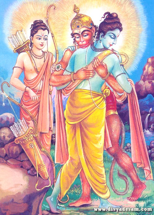 Sri Rama aalingana Anjaneyar