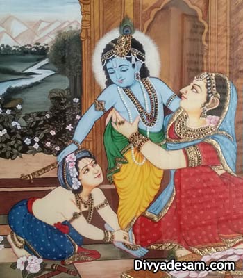 Sri Bala Ramar, Sri Krishnar and Yasodhai