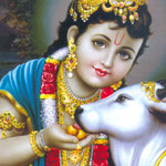 Sri Krishna and Calf