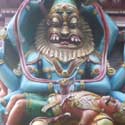 Sri Ugra Narasimhar on the Gopuram of Madurai Sri Meenakshi Amman Temple