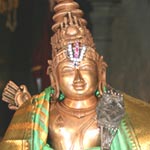 Sri Ramar along with Sita Piratti and Lakshmanar, Aminjikarai Temple, Chennai