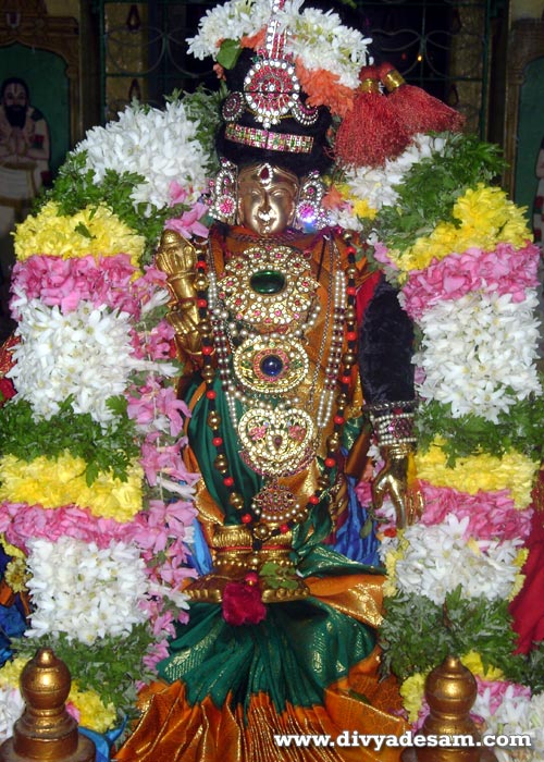 Sri Andal, Aminjikarai Temple