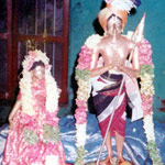 Thiru Mangai Alwar and Kumudha Valli Nachiyar