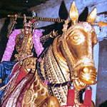 Thiru Mangai Alwar and Aadal Maa