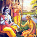 Sabari giving fruits to Sri Ramar